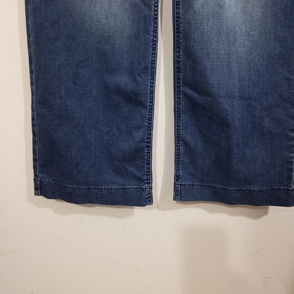 NWT Wit & Wisdom Sam Jeans High Rise Wide Leg Ab Solution Democracy Size 10 - Picture 2 of 13